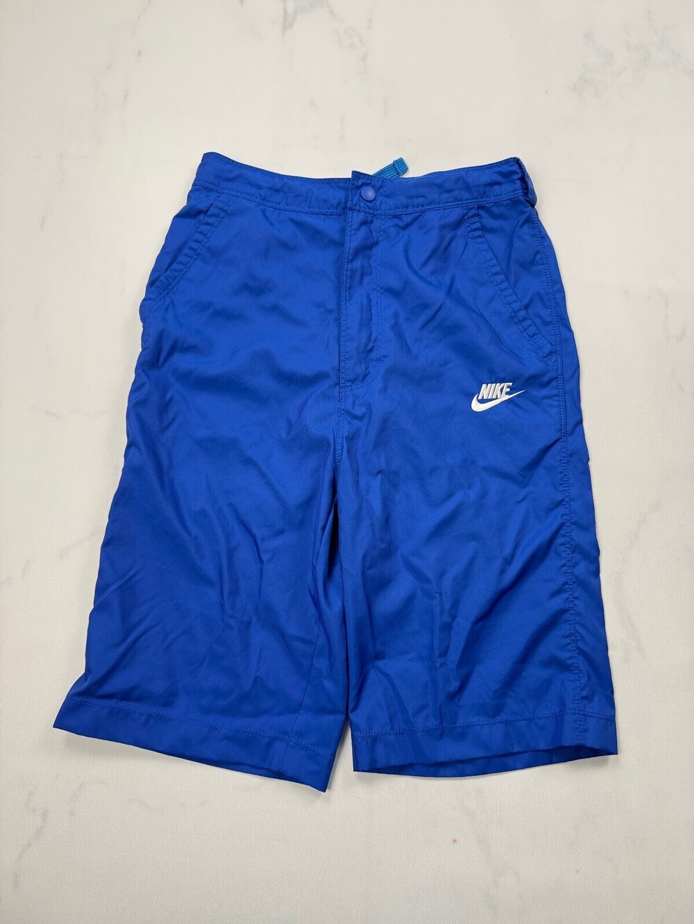 Nike Woven Track Athletic Shorts Blue Modern Sporty - Boys XL
